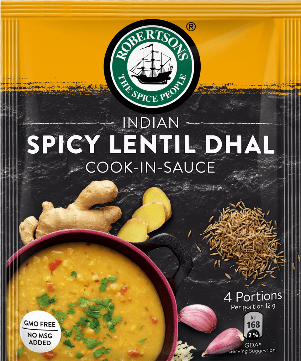 Savoury Spicy Indian Lentil Dhal Cook In Sauce Robertsons Dahl Spice, Curry, Food, Meal, Sport Free Png