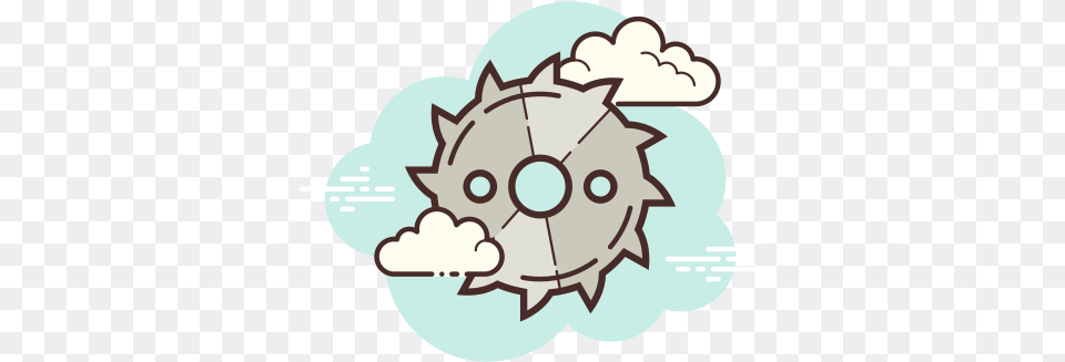 Saw Blade Icon Among Us Icon Aesthetic Clouds, Electronics, Hardware, Machine, Ammunition Free Png Download