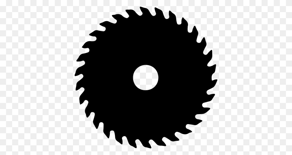 Saw Blade Silhouette, Electronics, Hardware, Machine Png Image