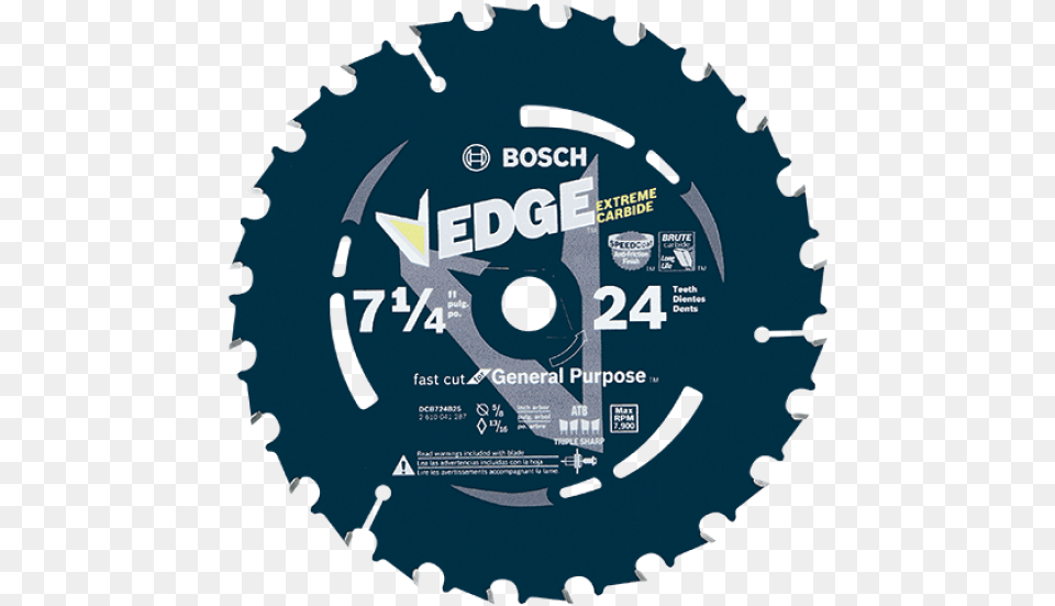 Saw Blades For Framing Bosch 7 14 In 60 Tooth Construction Portable Saw, Electronics, Hardware, Computer Hardware Free Transparent Png