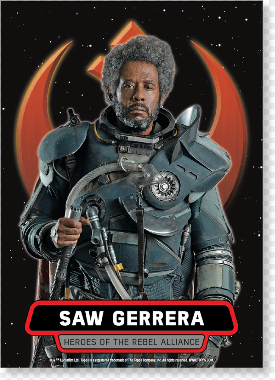 Saw Gerrera Action Figure, Adult, Advertisement, Male, Man Free Png