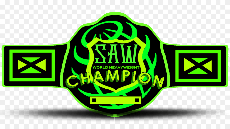 Saw World Heavyweight Championship World Virtual Wrestling Wiki, Green, Logo, Scoreboard Free Png