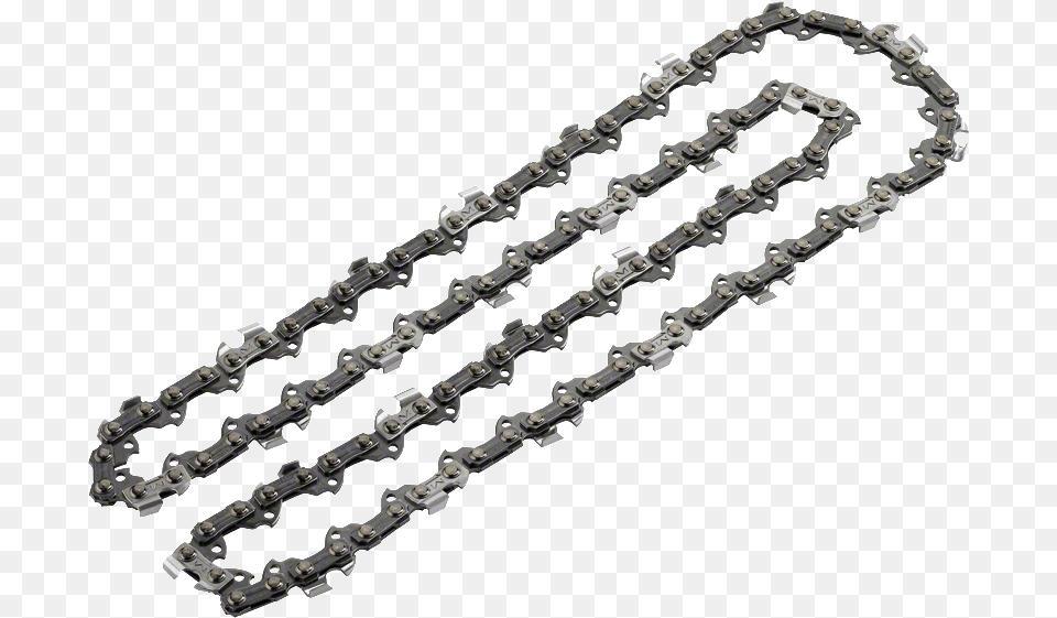 Sawchainakepro Chrome Chainsaw Blade, Chain, Sword, Weapon, Accessories Png Image