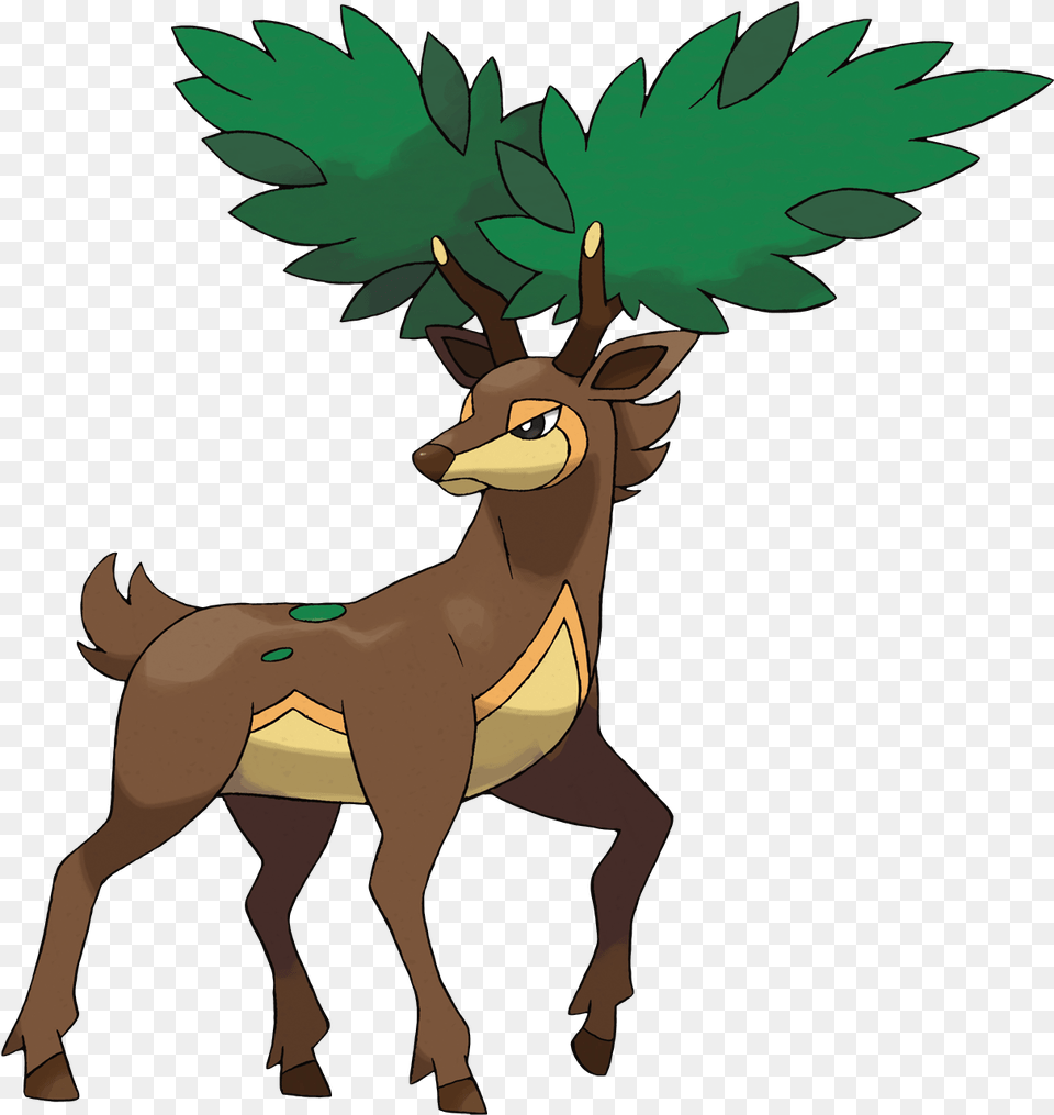 Sawsbuck Pokemon, Animal, Deer, Mammal, Wildlife Free Png Download