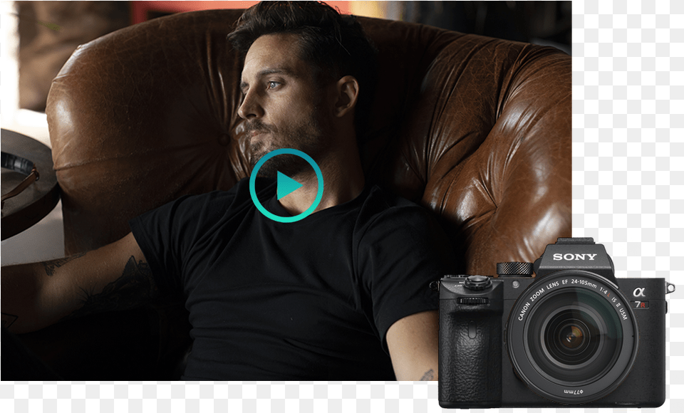 Sawyer Thumbnail Mirrorless Interchangeable Lens Camera, Photography, Furniture, Electronics, Couch Png