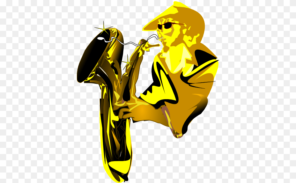 Sax Player Clip Art, Musical Instrument, Saxophone, Person, Man Free Transparent Png