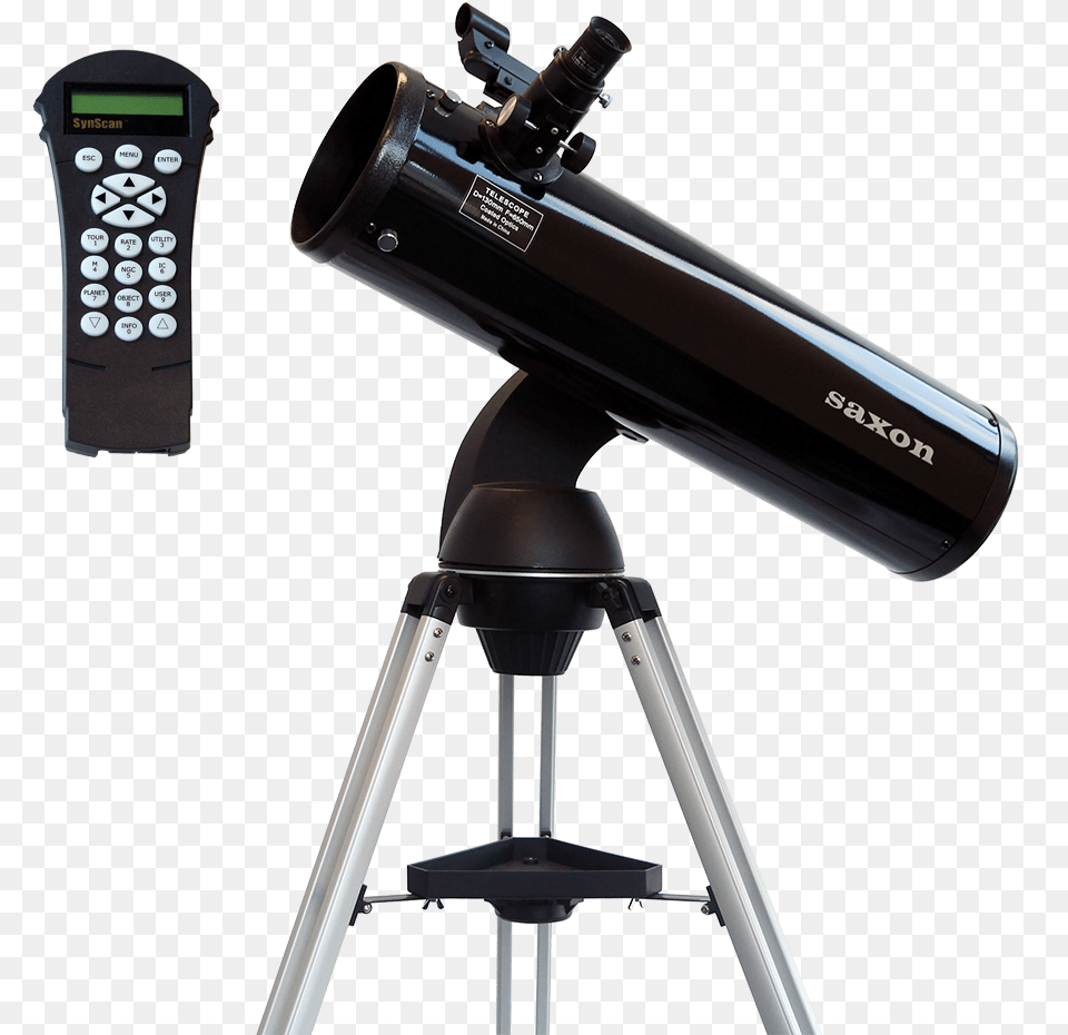 Saxon Az Gt Reflector Telescope With Synscan Telescope, Gun, Weapon Png