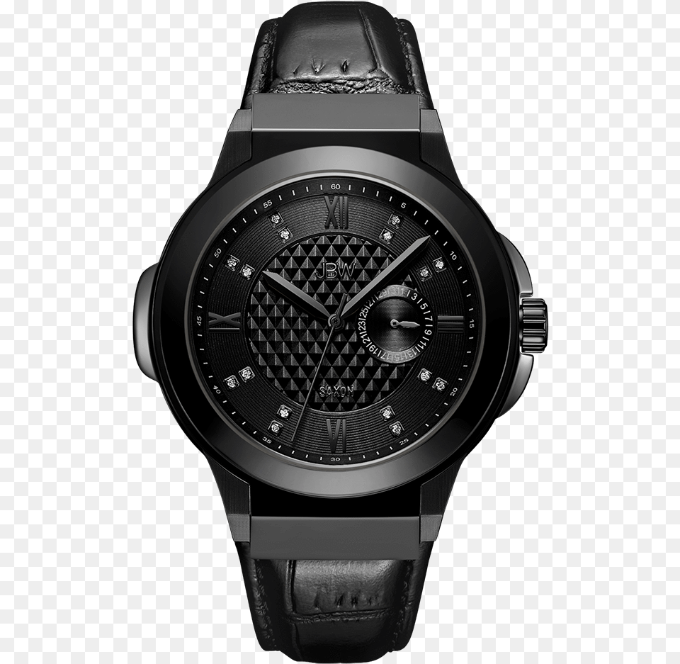 Saxon 48 Jbw Men39s Saxon 48 Croc Embossed Leather Strap Watch, Arm, Body Part, Person, Wristwatch Free Png Download