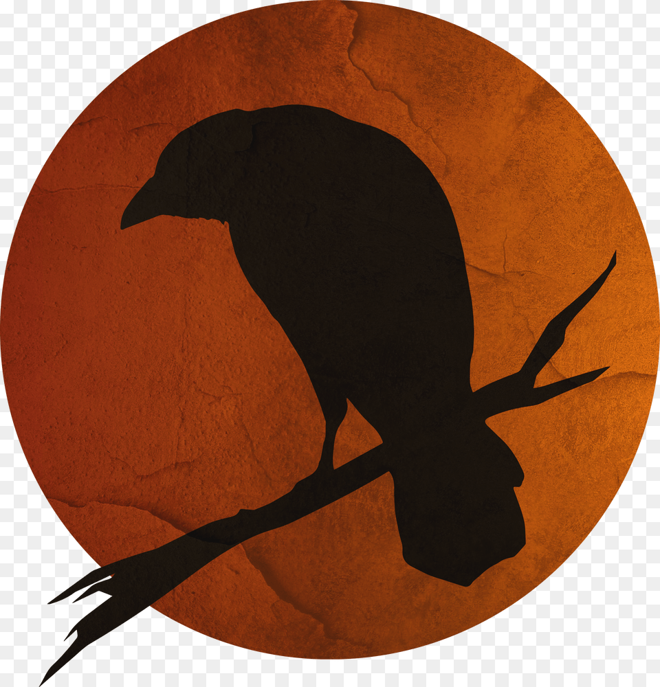 Saxon Moon, Animal, Bird, Blackbird, Silhouette Free Png Download