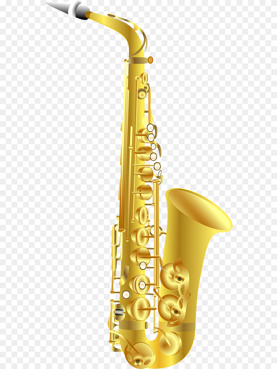 Saxophone Clip Art, Musical Instrument, Smoke Pipe Free Png Download