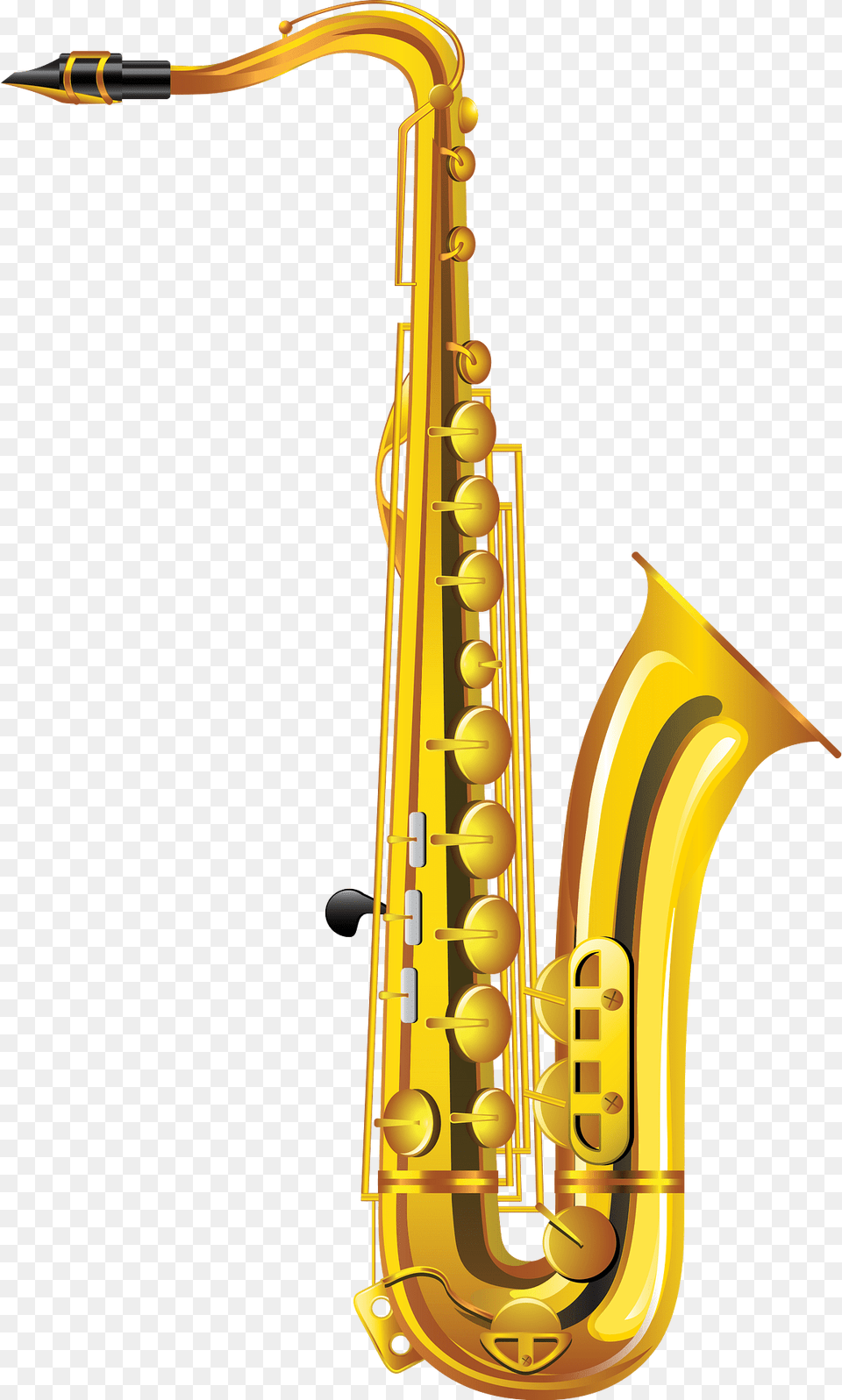 Saxophone Clipart, Musical Instrument Free Png