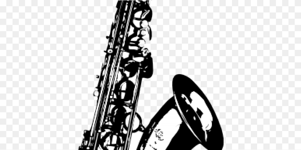 Saxophone Clipart Outline Saxophone Vector, Musical Instrument, Person Png