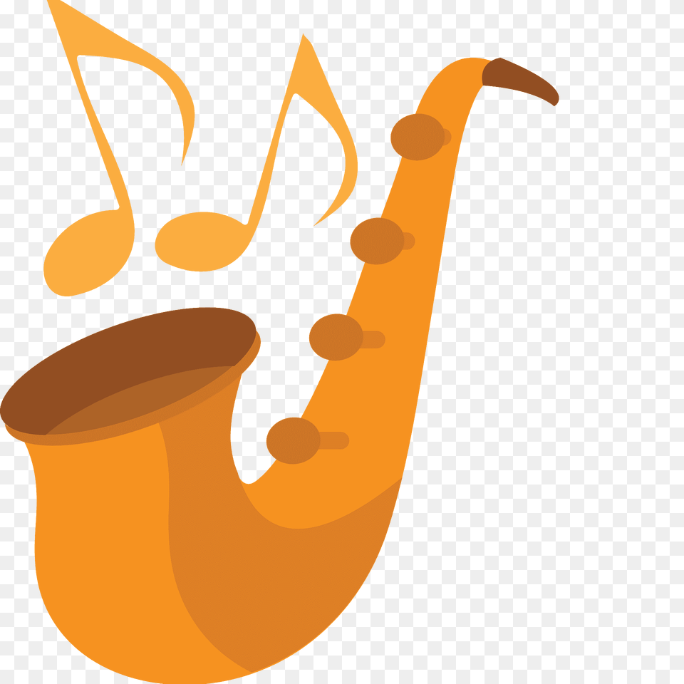 Saxophone Emoji Clipart, Musical Instrument, Smoke Pipe Free Transparent Png