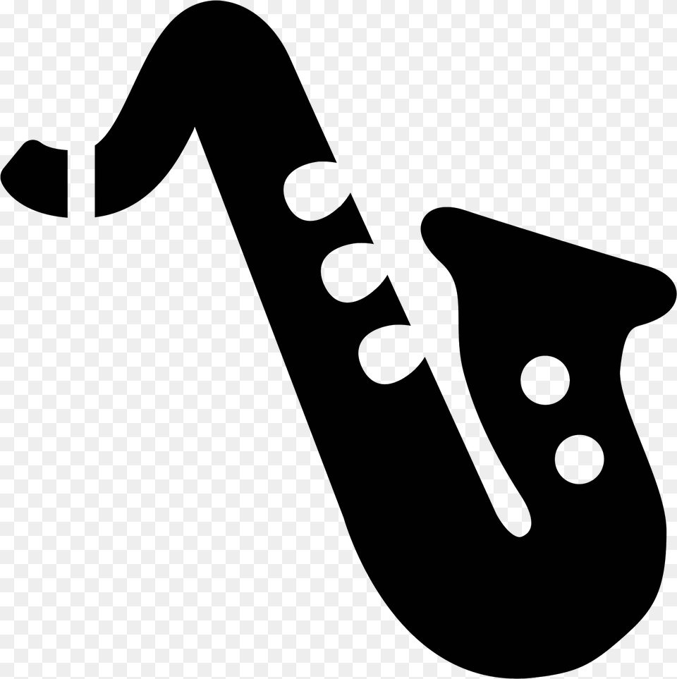 Saxophone Filled Icon Saxophon Icon, Gray Free Transparent Png