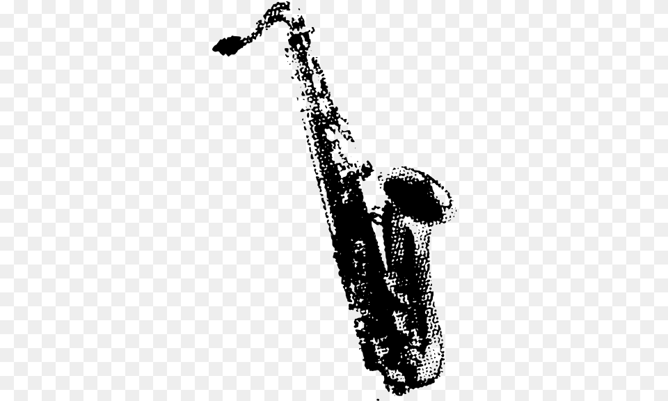 Saxophone Halftone Cool Saxophones, Gray Png Image