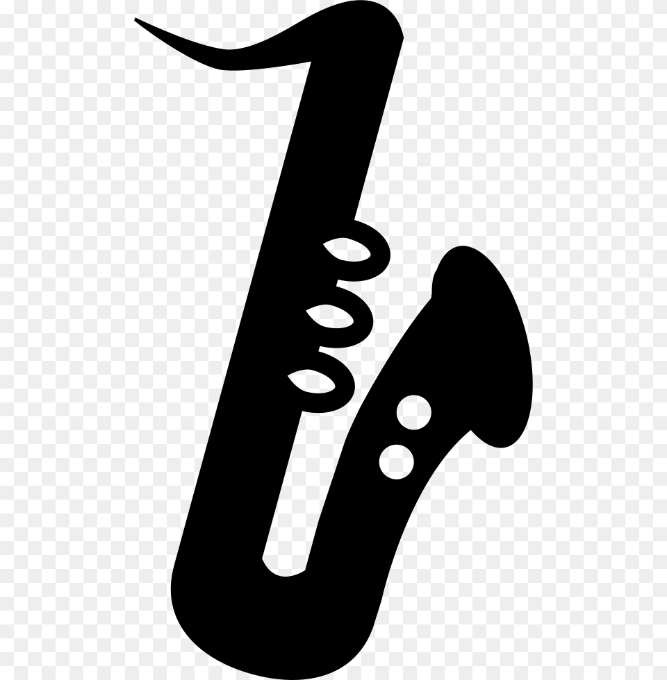 Saxophone Icon Free Download, Musical Instrument, Smoke Pipe Png Image
