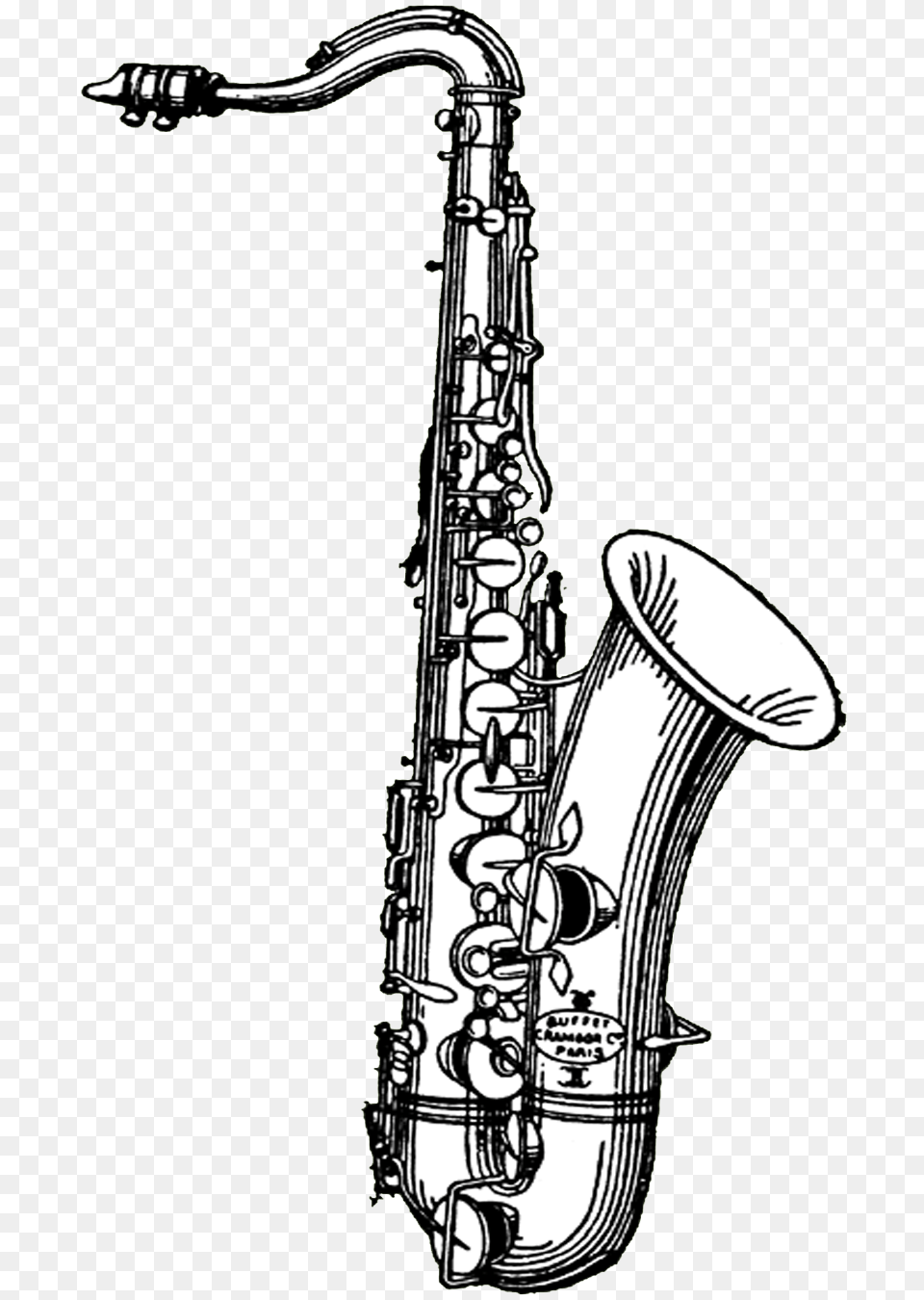 Saxophone Illustration, Musical Instrument Png Image