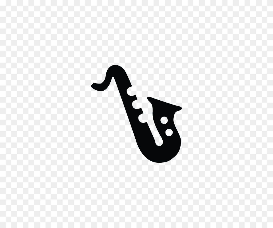 Saxophone Instrument Music Woodwind Vector Icon, Stencil, Musical Instrument, Smoke Pipe Png