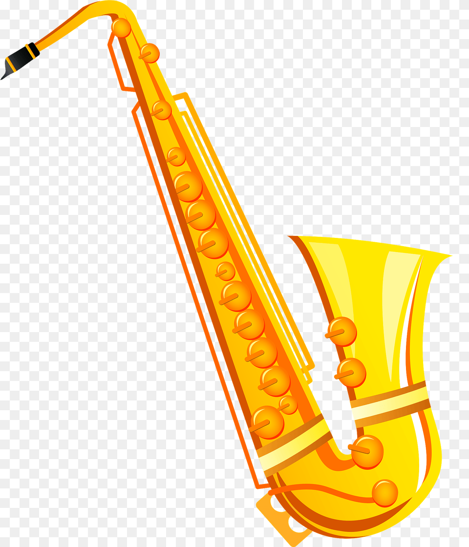 Saxophone Musical Instrument Clipart, Musical Instrument, Dynamite, Weapon Png Image