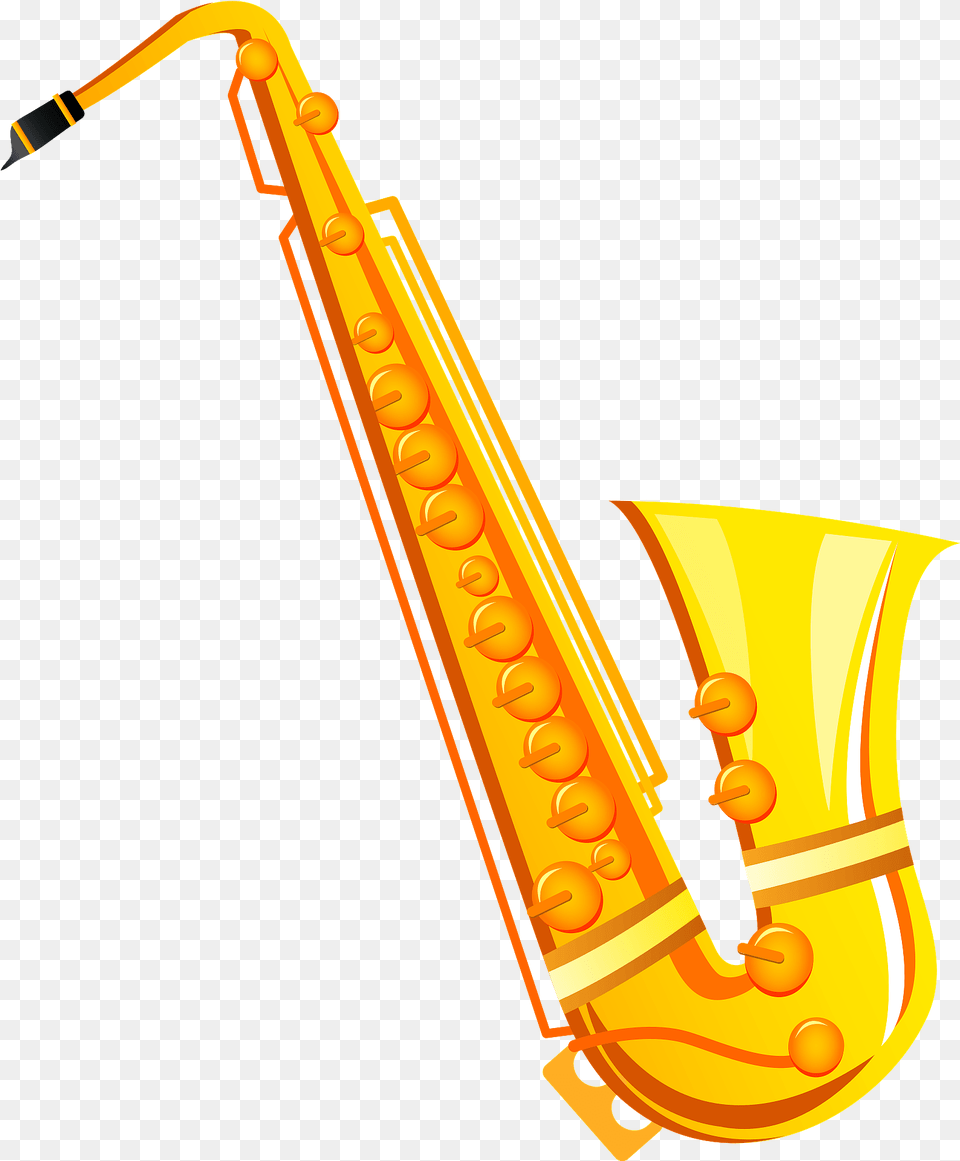 Saxophone Musical Instrument Clipart Saxaphone, Musical Instrument, Bulldozer, Machine Free Png Download