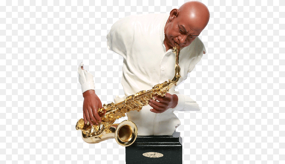 Saxophone Player Rock Music Figure Figurine Baritone Saxophone, Adult, Male, Man, Person Free Png