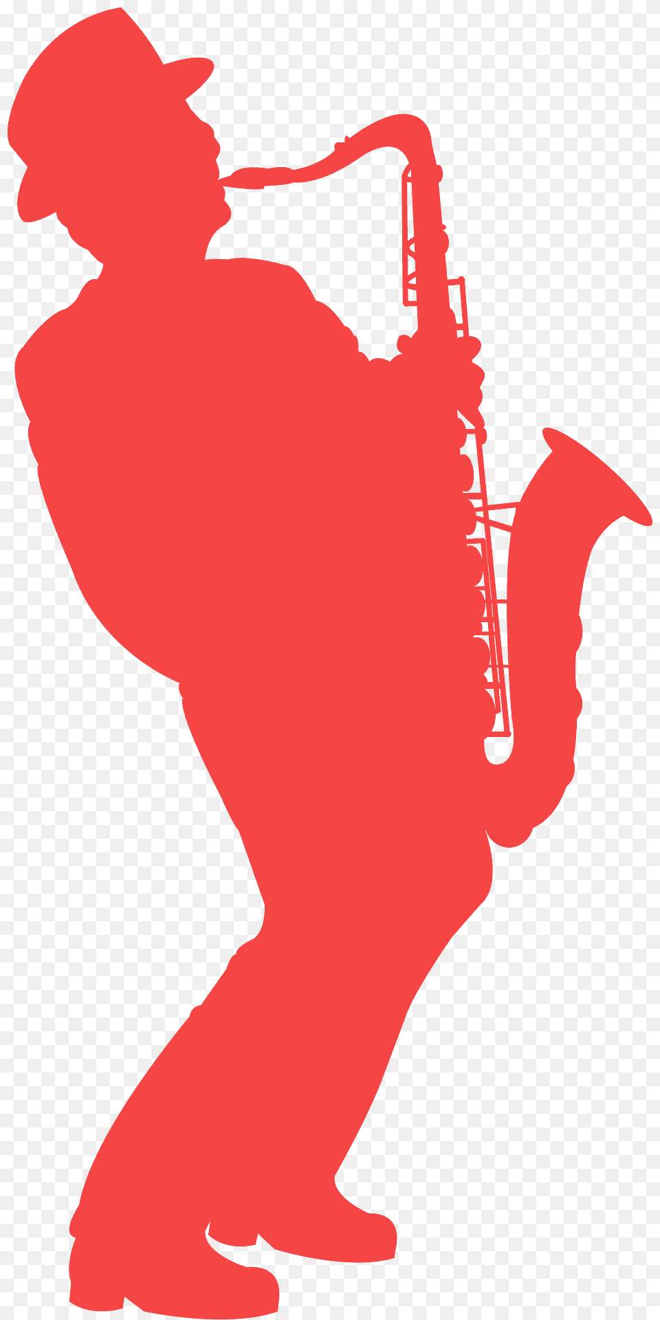 Saxophone Player Silhouette, Adult, Male, Man, Person Free Png