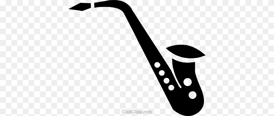 Saxophone Royalty Vector Clip Art Illustration, Musical Instrument, Smoke Pipe Png Image