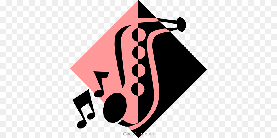 Saxophone Symbol Royalty Vector Clip Art Illustration, People, Person, Musical Instrument, Dynamite Free Transparent Png