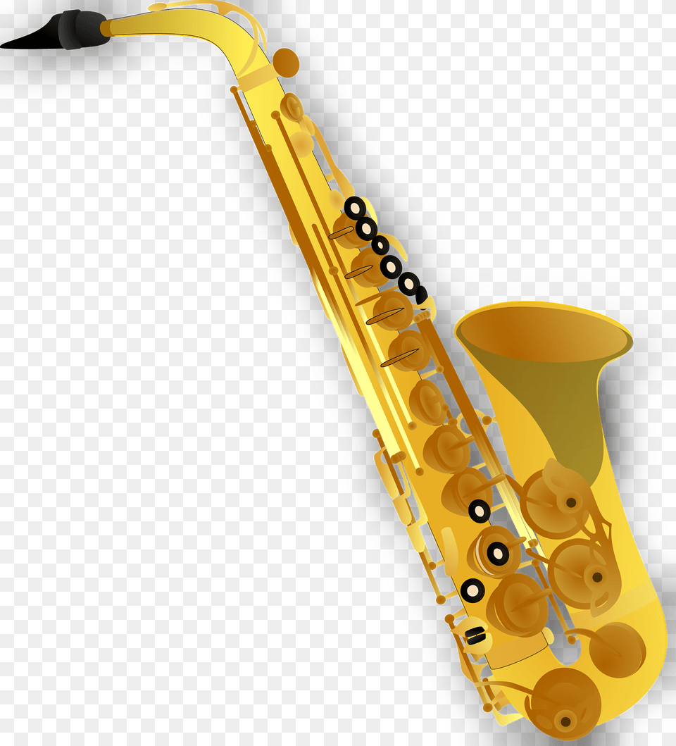 Saxophone With Color Musicbackground Clipart, Musical Instrument, Device, Grass, Lawn Png