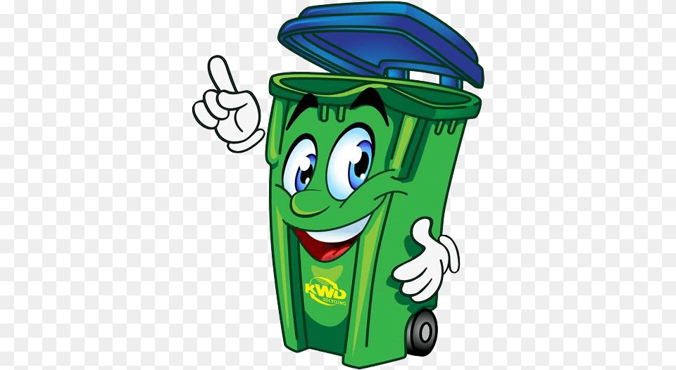 Say Hello To Benny The Recycling Bin Recycle Bin Cartoon Transparent, Tin, Bottle, Can, Shaker Png