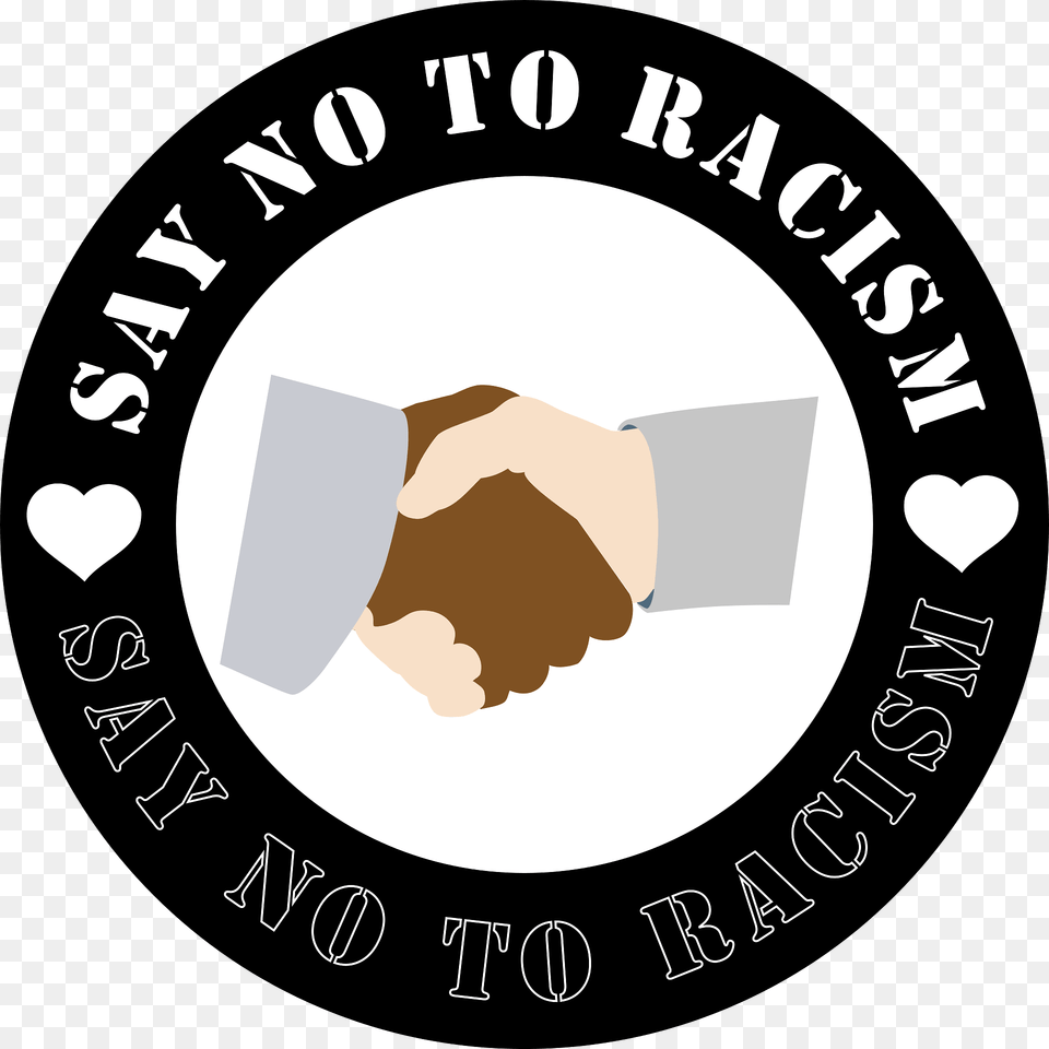 Say No To Racism Clipart, Body Part, Hand, Person, Disk Free Png Download