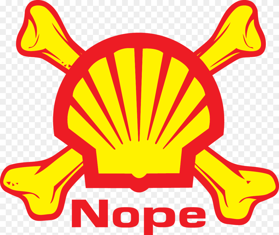 Say Nope To Shell Shell Tellus Oil C, Food, Ketchup, Logo, Animal Png