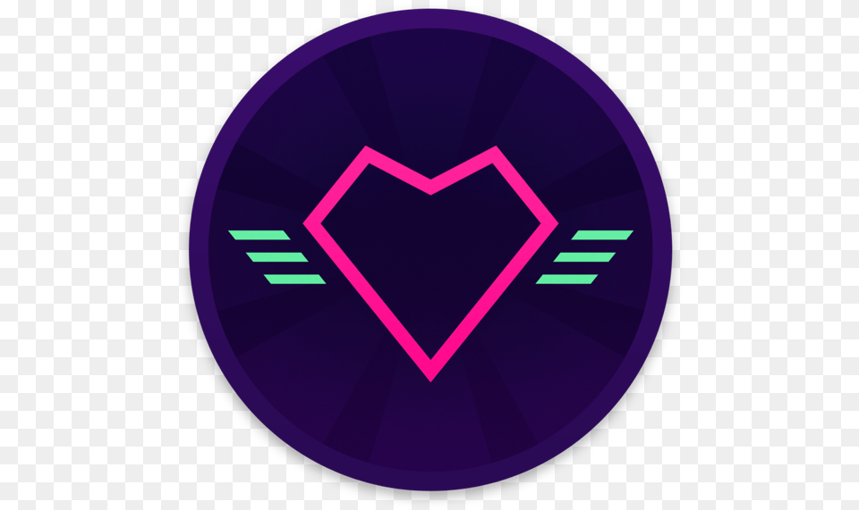 Sayonara Wild Hearts Apple Arcade, Logo, Symbol, Emblem, Disk Png