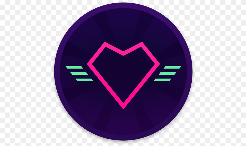 Sayonara Wild Hearts Sayonara Wild Hearts Heart, Logo, Symbol, Emblem, Disk Free Png Download
