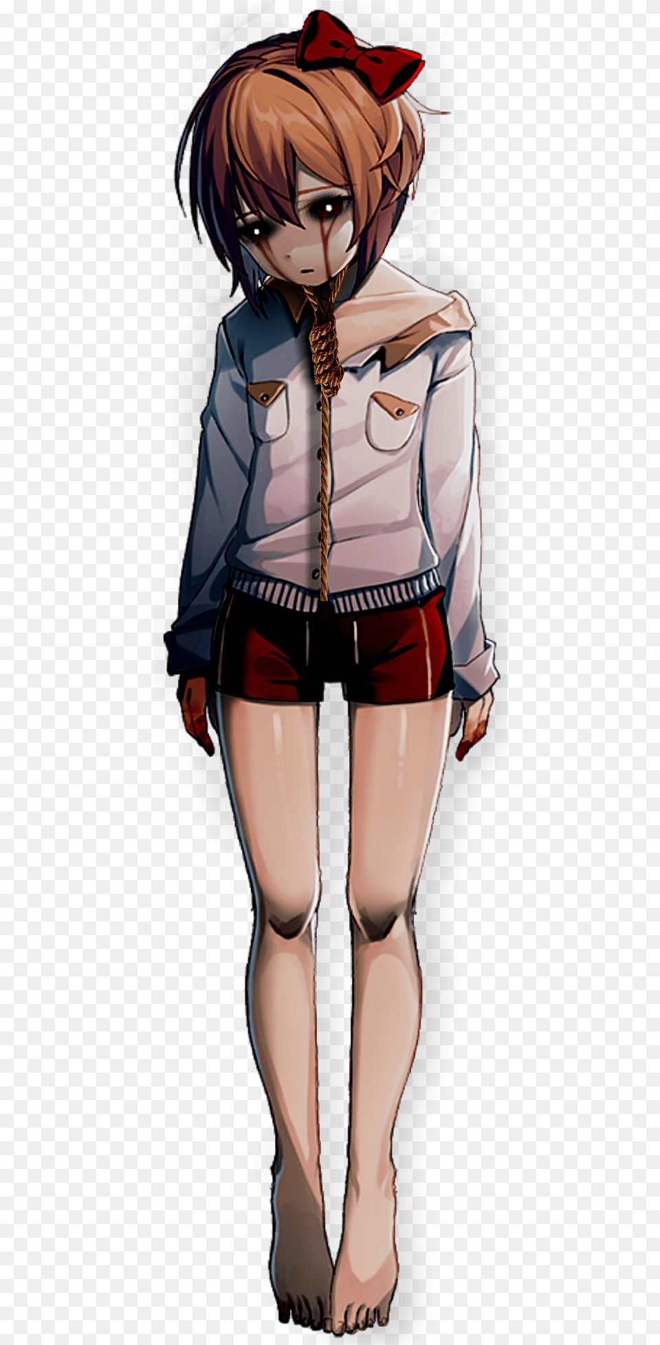 Sayori Hanging, Book, Publication, Comics, Adult Png Image