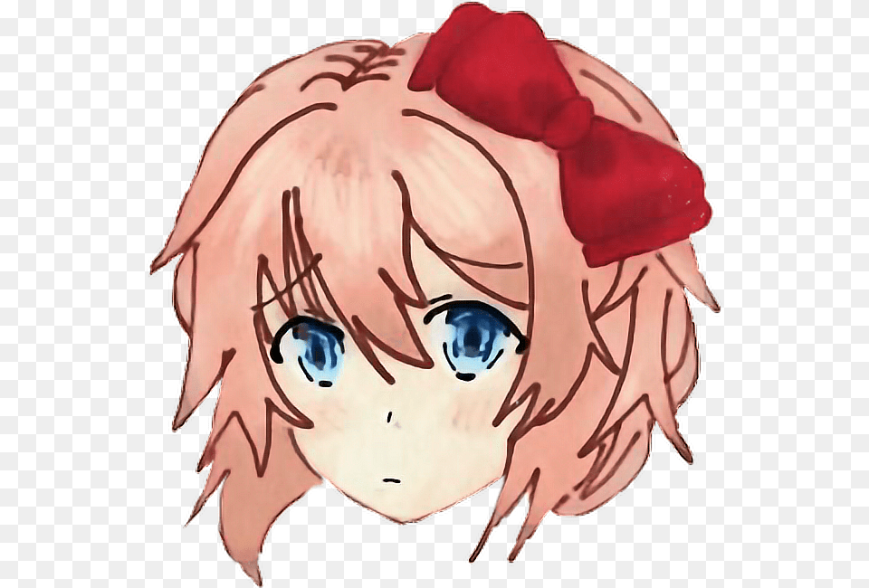 Sayori Sayorideservedbetter Dokidokiliteratureclub Cartoon, Book, Comics, Publication, Baby Png Image