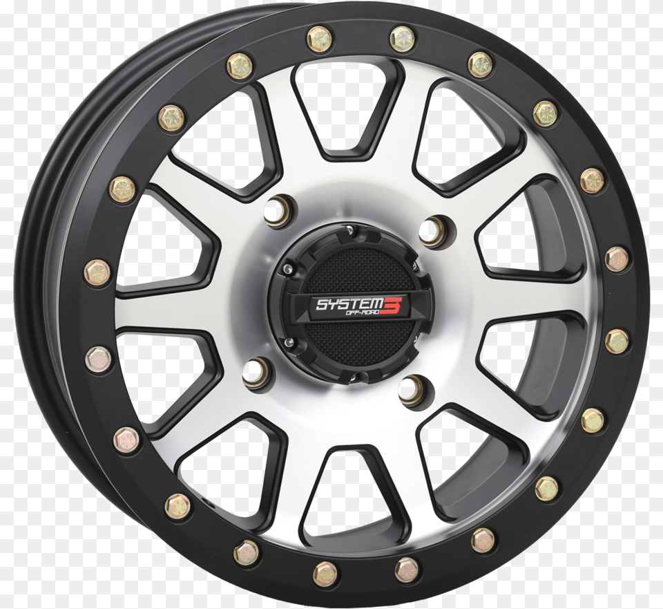 Sb 3 Beadlock Machined True Bead Lock Wheels, Alloy Wheel, Car, Car Wheel, Machine Png