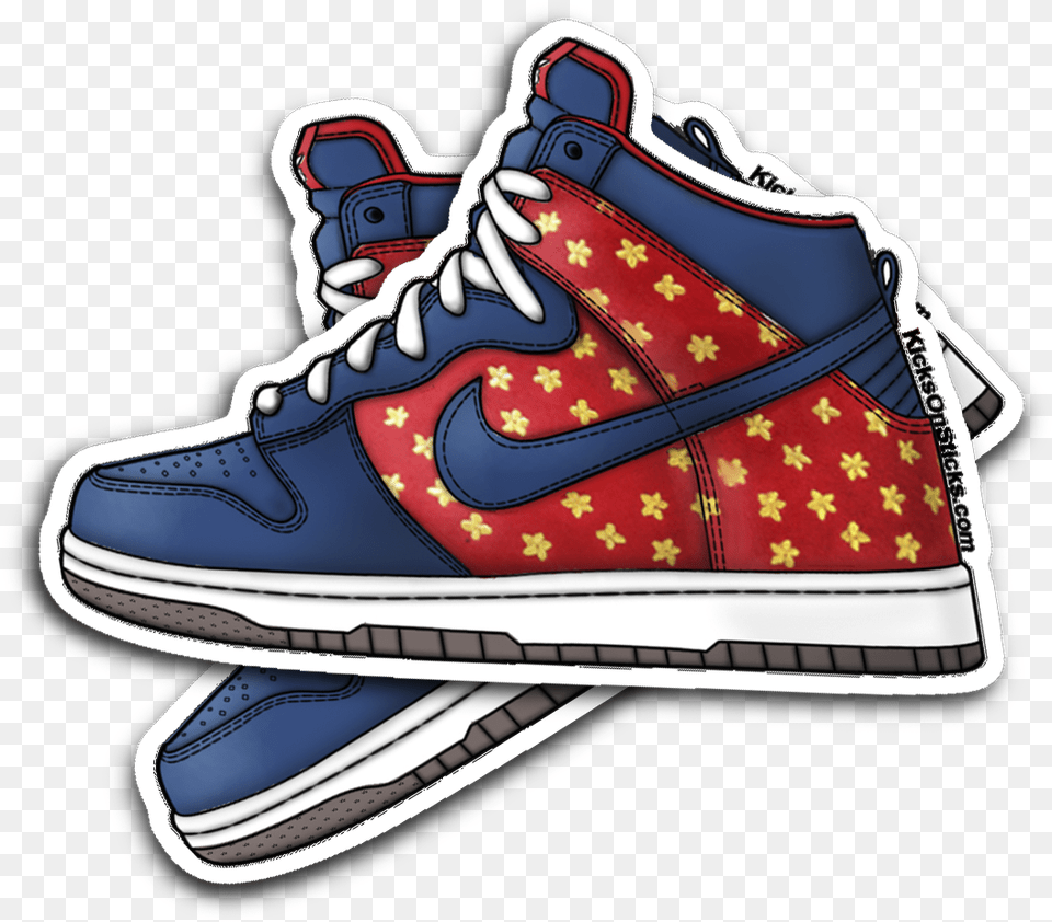 Sb Dunk High Emblem, Clothing, Footwear, Shoe, Sneaker Png