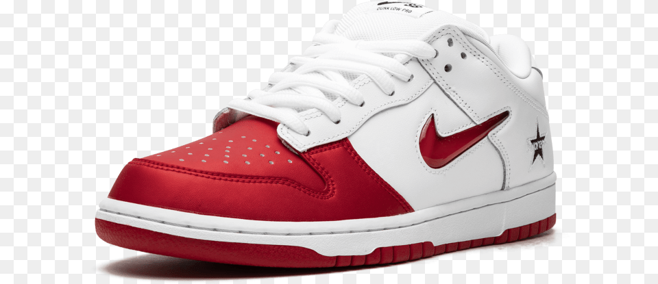 Sb Dunk Low Supreme, Clothing, Footwear, Shoe, Sneaker Png