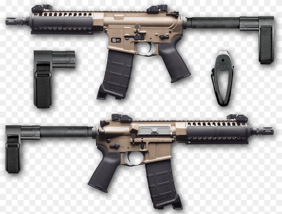 Sb Tactical M4 Brace, Firearm, Gun, Rifle, Weapon Free Png Download