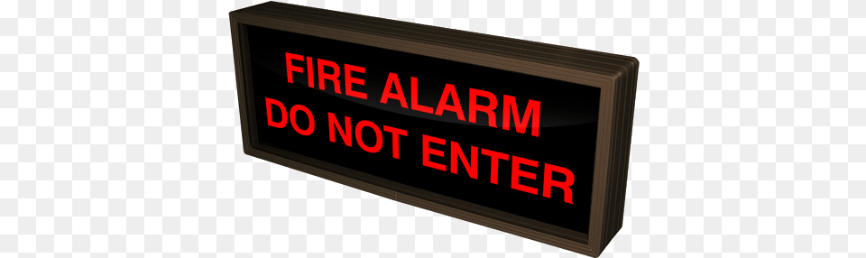 Fire Alarm Do Not Enter Led Sign Fire Do Not Enter Sign, Computer Hardware, Electronics, Hardware, Monitor Free Transparent Png