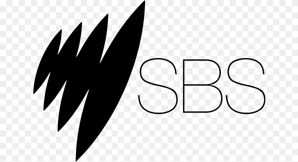 Sbs Logo Special Broadcasting Service, Text, Bow, Weapon, Cutlery Png