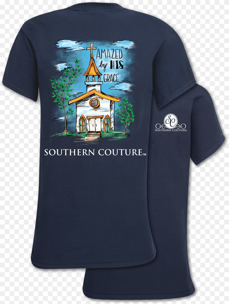 Sc Classic Amazed By His Grace Southern Couture, Clothing, Shirt, T-shirt Png