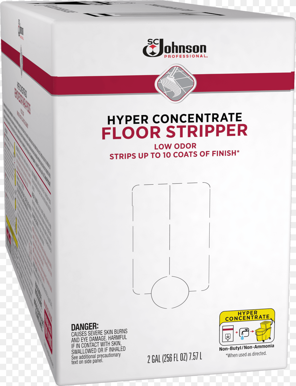 Sc Johnson Professional Hyper Concentrate Floor Stripper Sc Johnson Professional Hyper Concentrate Floor, Box, Cardboard, Carton Free Transparent Png