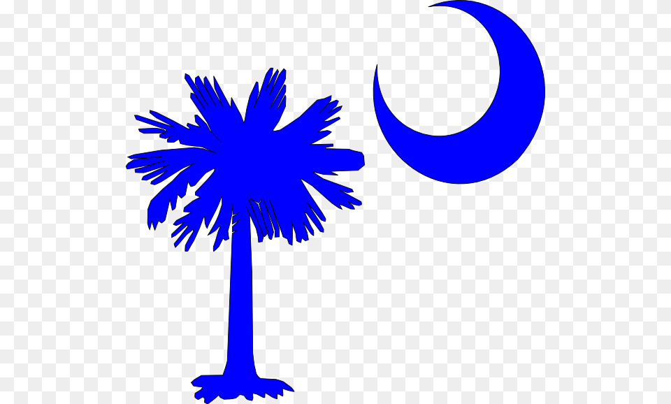 Sc Palmetto Tree Blue Right Side Moon Clip Arts, Daisy, Flower, Plant, Outdoors Free Png