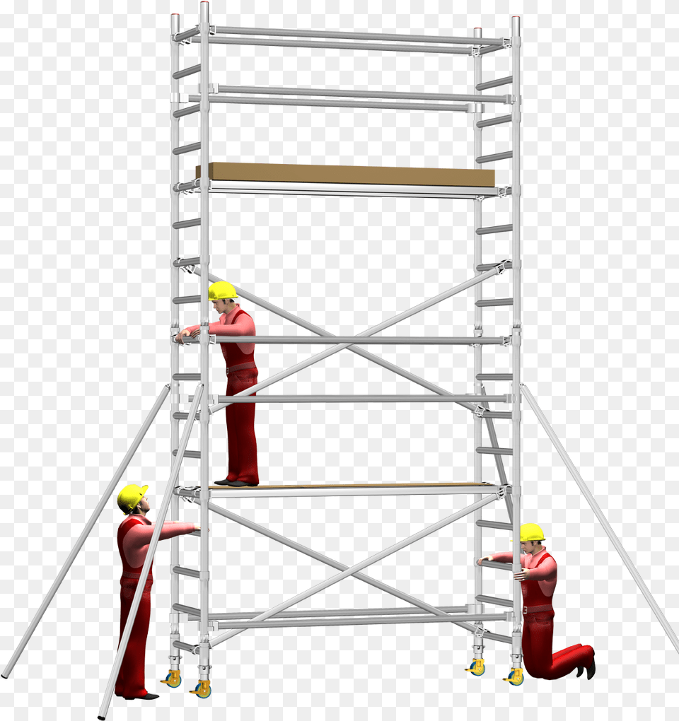 Scaffolding, Construction, Person, Worker, Adult Free Png Download