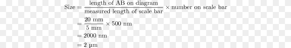 Scale Bar Is Approximately Work Out The Length Ab Number, Gray Png Image