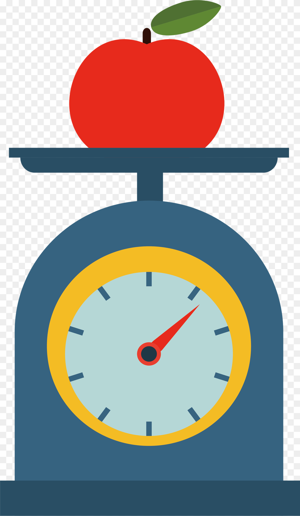 Scale Clipart Apple Weight Weighing Scale Scale Clipart, Alarm Clock, Clock, Analog Clock, Disk Png