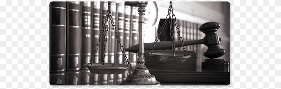 Scale Gavel And Books On The Table Justice Reform, Indoors Free Png Download