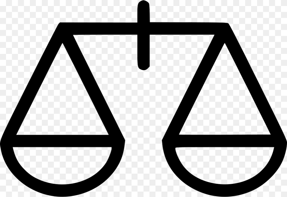 Scale Justice Law Attorney Una Gema Para Dibujar, Triangle, Symbol Free Png